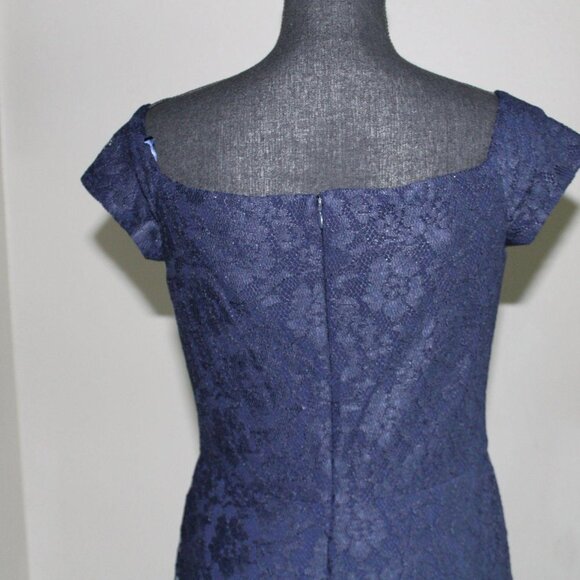 Lauren Ralph Lauren Luiana Lace Overlay Evening 8 - Picture 7 of 9